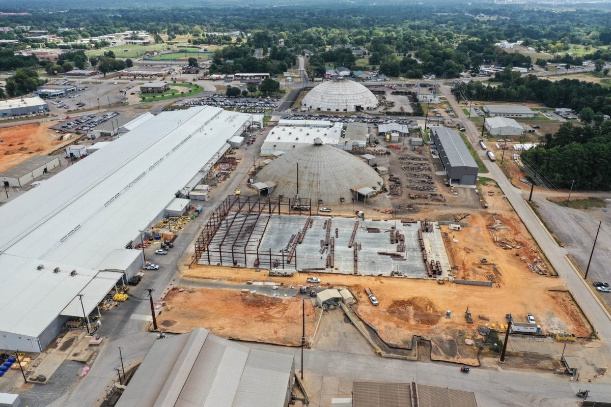 Komatsu Warehouse Addition - Transet Co. | Longview, TX